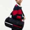 Borsa da viaggio con logo a strisce e bandiera per bambini