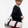 Borsa da viaggio con logo a strisce e bandiera per bambini