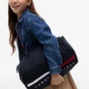 Borsa da viaggio con logo a strisce e bandiera per bambini