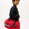 Borsa da viaggio con logo a strisce e bandiera per bambini