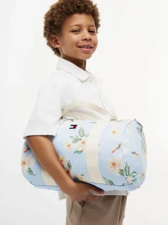 Borsa da viaggio con stampa floreale per bambini