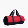 Borsa da viaggio in tela con logo Tommy a blocchi di colore