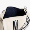 Borsa da viaggio in tela con stemma nautico Borsa da viaggio in tela con stemma nautico