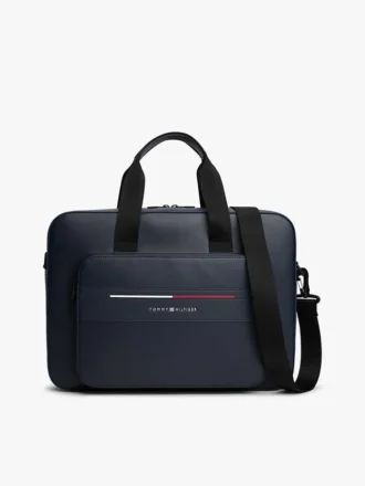Borsa per laptop con strisce iconiche