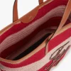 Borsa tote all’uncinetto a righe nautiche Borsa tote all’uncinetto a righe nautiche