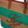Borsa tote all’uncinetto a righe nautiche Borsa tote all’uncinetto a righe nautiche
