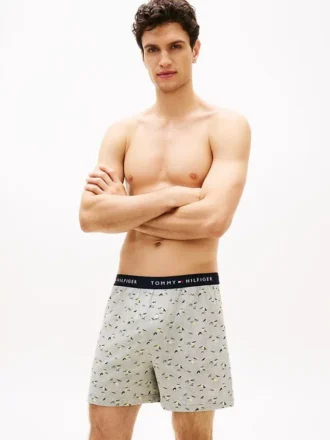 Boxer in maglia stampata
