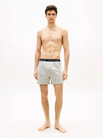 Boxer in maglia stampata