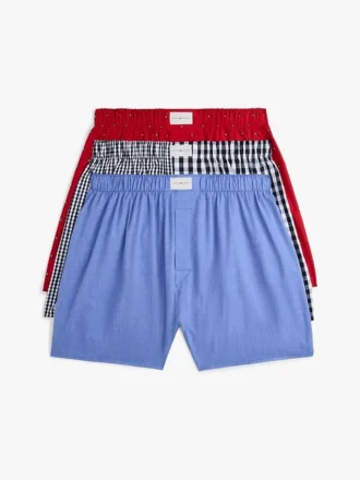 Boxer stampati in tessuto, confezione da 3