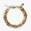 Bracciale a catena con maglie marinare placcato oro Bracciale a catena con maglie marinare placcato oro