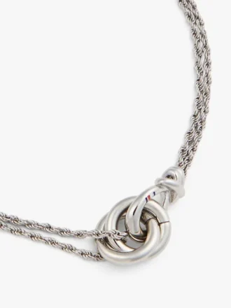 Bracciale a catena con nodo nautico
