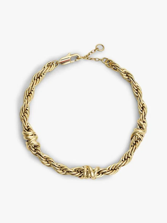 Bracciale a catena in corda nautica Bracciale a catena in corda nautica