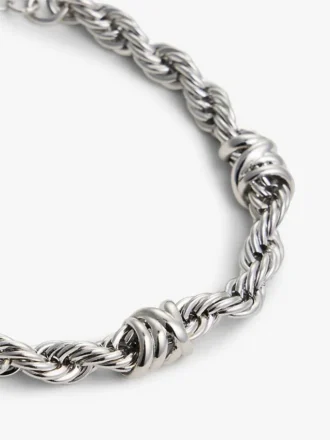 Bracciale a catena in corda nautica