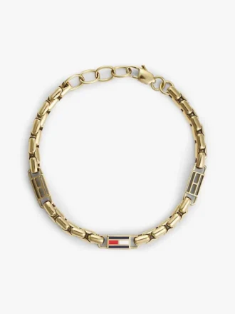 Bracciale a maglie con bandiera