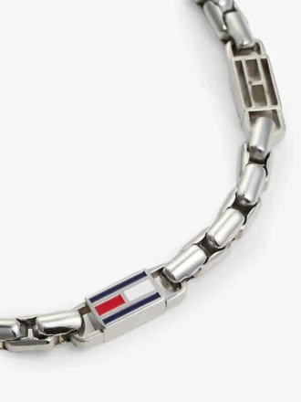 Bracciale a maglie con bandiera