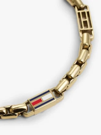 Bracciale a maglie con bandiera