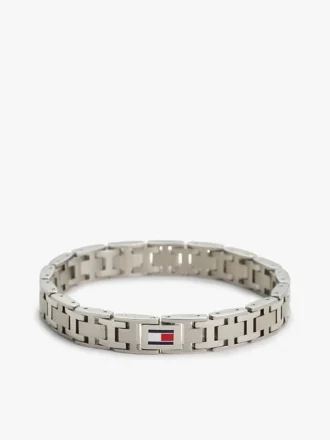 Bracciale a maglie piatte a H