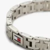 Bracciale a maglie piatte a H Bracciale a maglie piatte a H