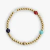 Bracciale boho multicolore con perline