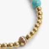 Bracciale boho multicolore con perline