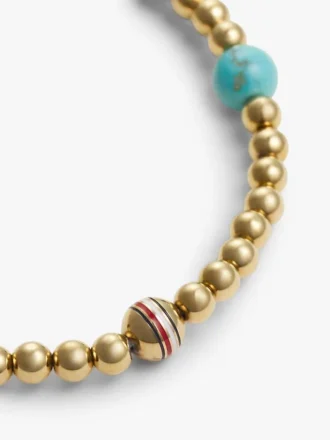 Bracciale boho multicolore con perline