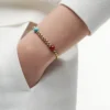 Bracciale boho multicolore con perline