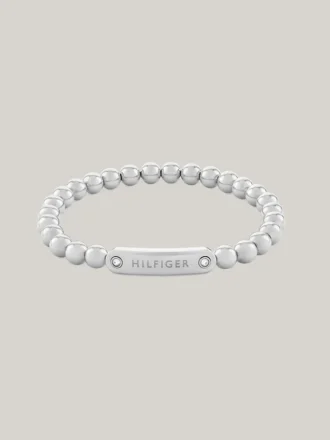 Bracciale con perline in metallo Monotype