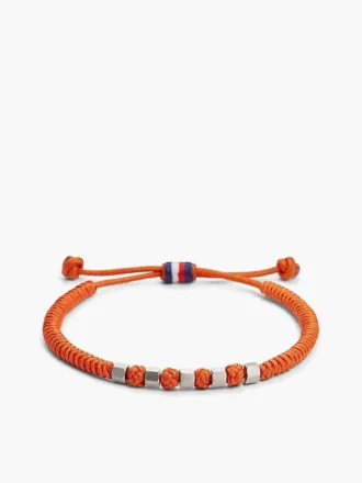 Bracciale in nylon intrecciato regolabile