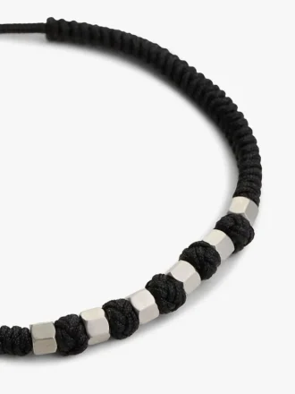 Bracciale in nylon intrecciato regolabile