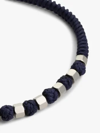 Bracciale in nylon intrecciato regolabile