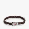 Bracciale in pelle intrecciata Bracciale in pelle intrecciata