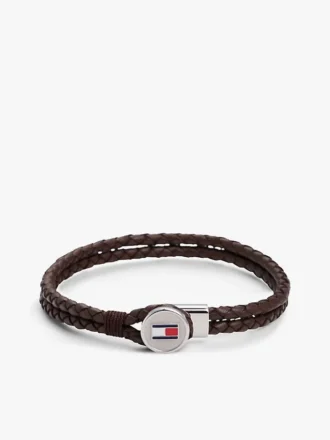 Bracciale in pelle intrecciata Bracciale in pelle intrecciata