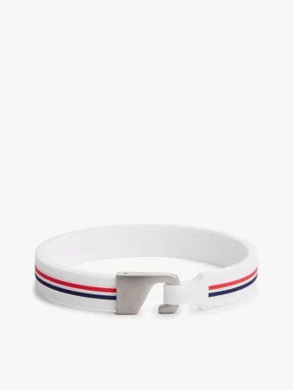 Bracciale in silicone con strisce iconiche