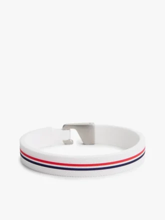 Bracciale in silicone con strisce iconiche