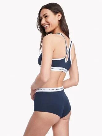 Bralette con logo Tommy