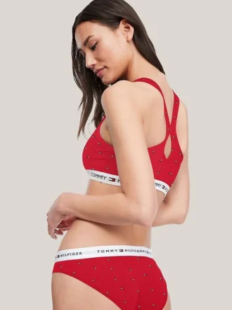 Bralette con logo Tommy