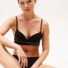 Bralette push-up con logo iconico
