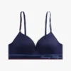 Bralette push-up con logo iconico