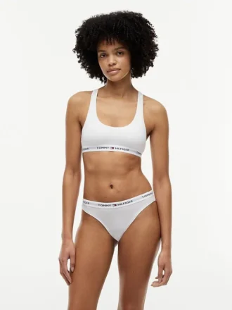 Bralette senza imbottitura con logo Tommy