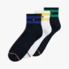 Calzini a righe Varsity con gambale corto, confezione da 3