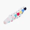 Calzini sportivi multicolori alla caviglia, confezione da 6