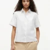 Camicia a maniche corte in misto lino Camicia a maniche corte in misto lino