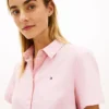 Camicia a maniche corte in misto lino Camicia a maniche corte in misto lino