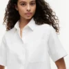 Camicia a maniche corte in misto lino Camicia a maniche corte in misto lino