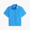 Camicia a maniche corte in misto lino Camicia a maniche corte in misto lino