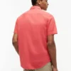 Camicia a maniche corte in misto lino, vestibilità regolare per pantaloncini Camicia a maniche corte in misto lino, vestibilità regolare per pantaloncini