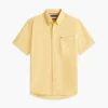 Camicia a maniche corte in misto lino, vestibilità regolare per pantaloncini Camicia a maniche corte in misto lino, vestibilità regolare per pantaloncini