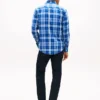 Camicia a quadri in misto lino, vestibilità regolare Camicia a quadri in misto lino, vestibilità regolare