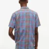 Camicia a quadri in misto lino, vestibilità regolare Camicia a quadri in misto lino, vestibilità regolare