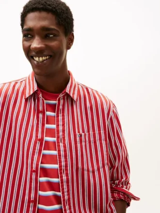 Camicia a righe dal taglio morbido Tommy Jeans